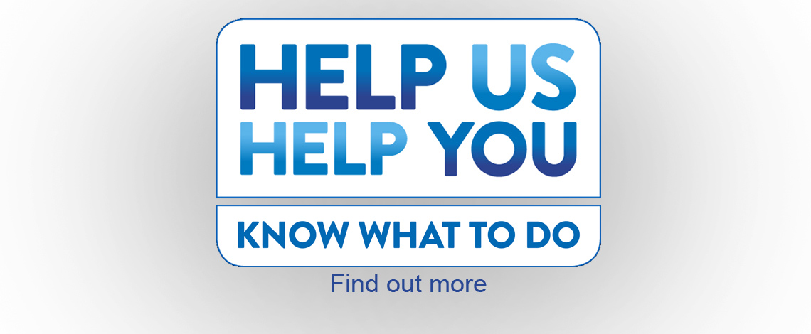 Help us to help you Help us to help you