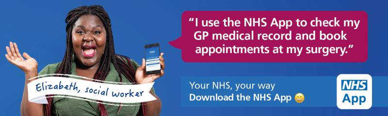 NHS App Banner