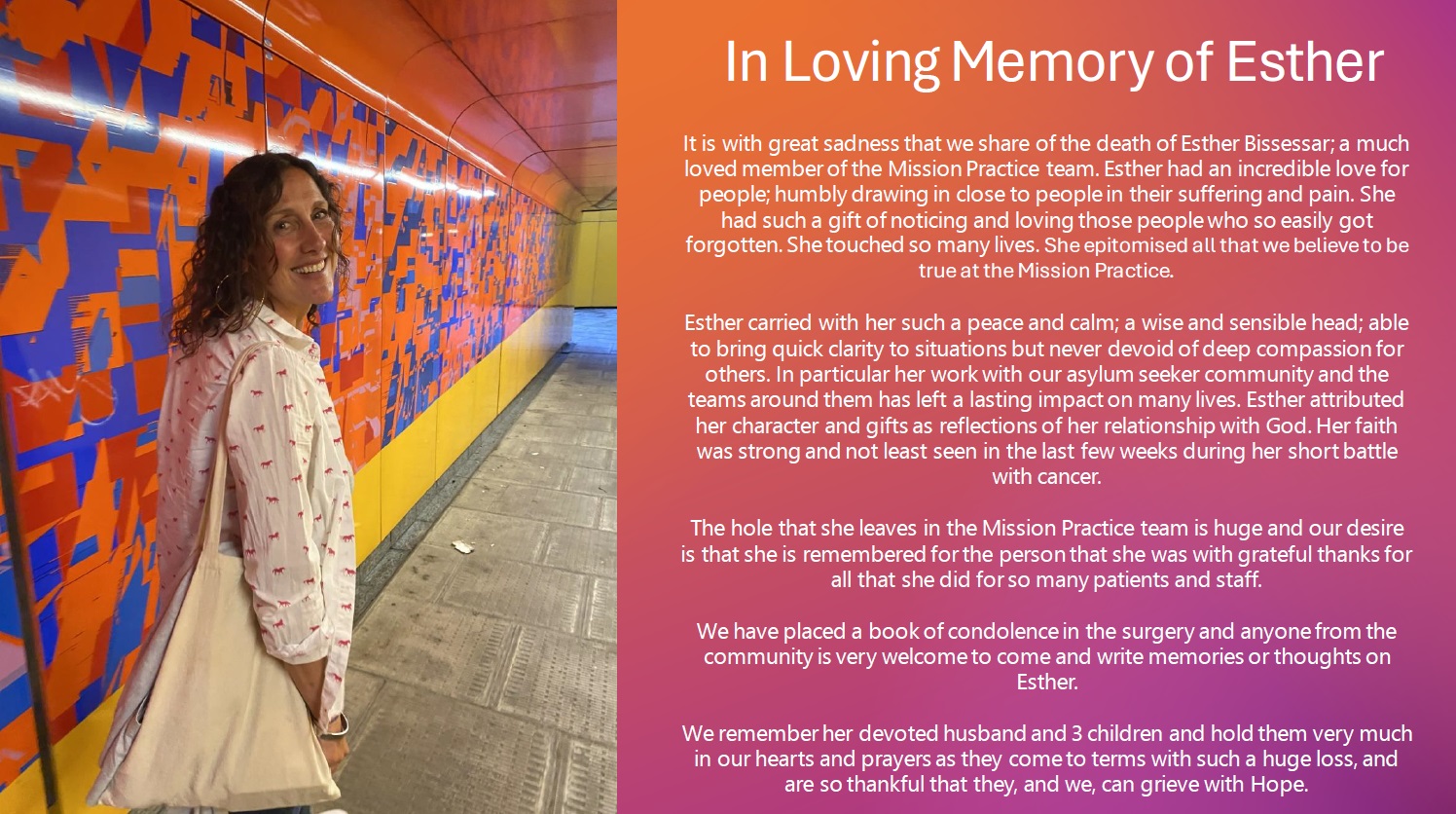 Esther Tribute