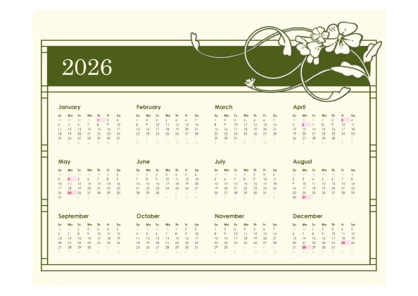 Public holidays 2026