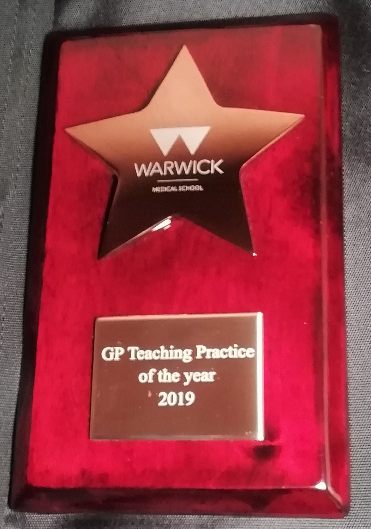 GP Teaching Practice of the year 2019 GP Teaching Practice of the year 2019