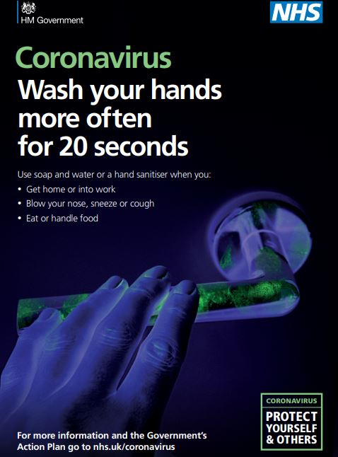 Coronavirus: Wash your hands more often and for 20 seconds