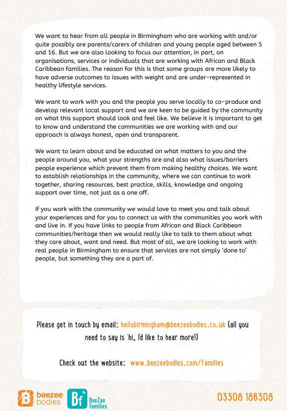 Birmingham Family Weight Management Support Birmingham Family Weight Management Support