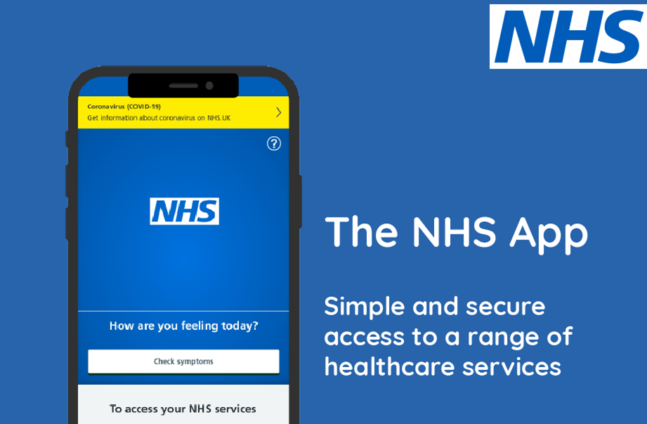 NHS App graphic NHS App graphic