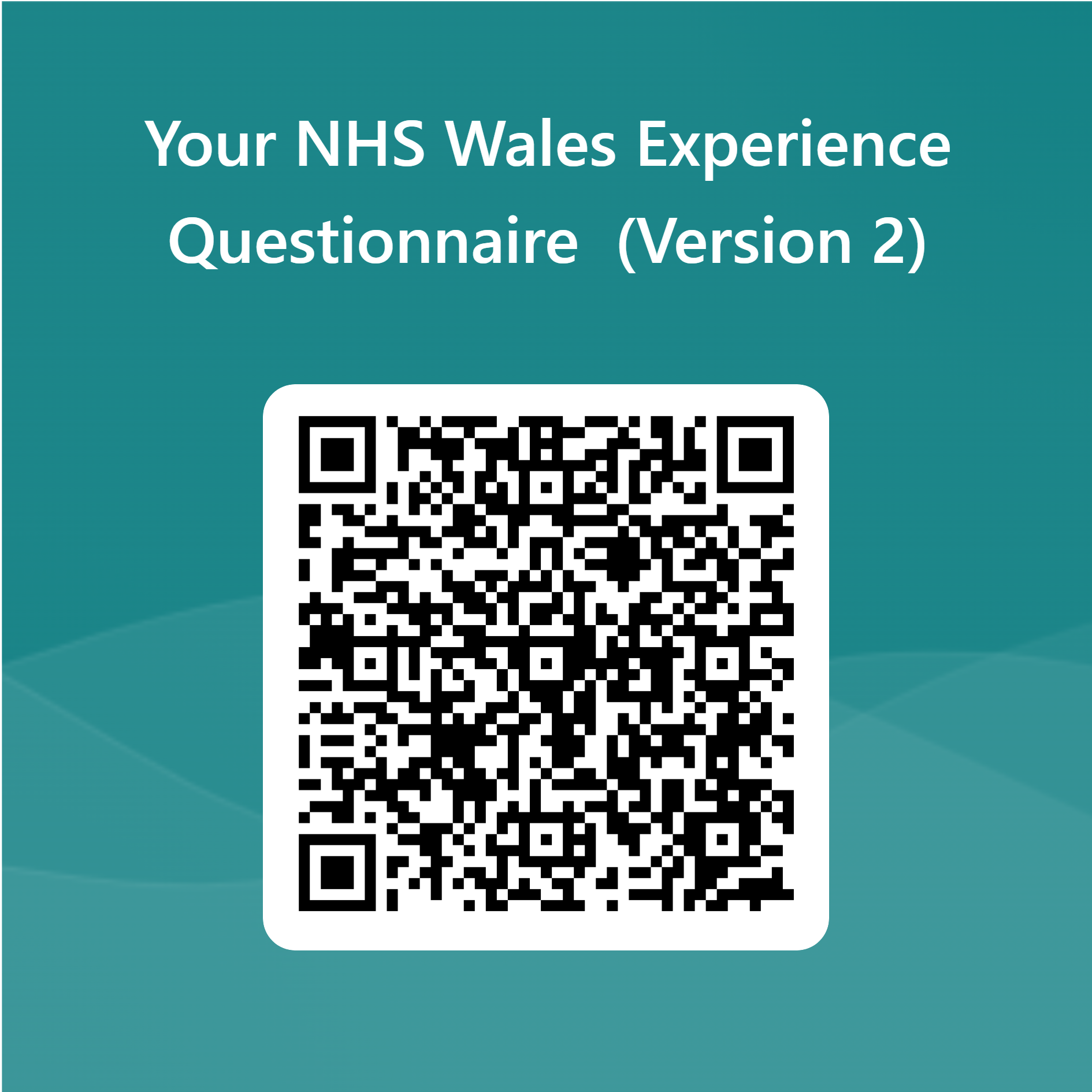 QR CODE FOR NHS PATINET QUESTIONNAIRE
