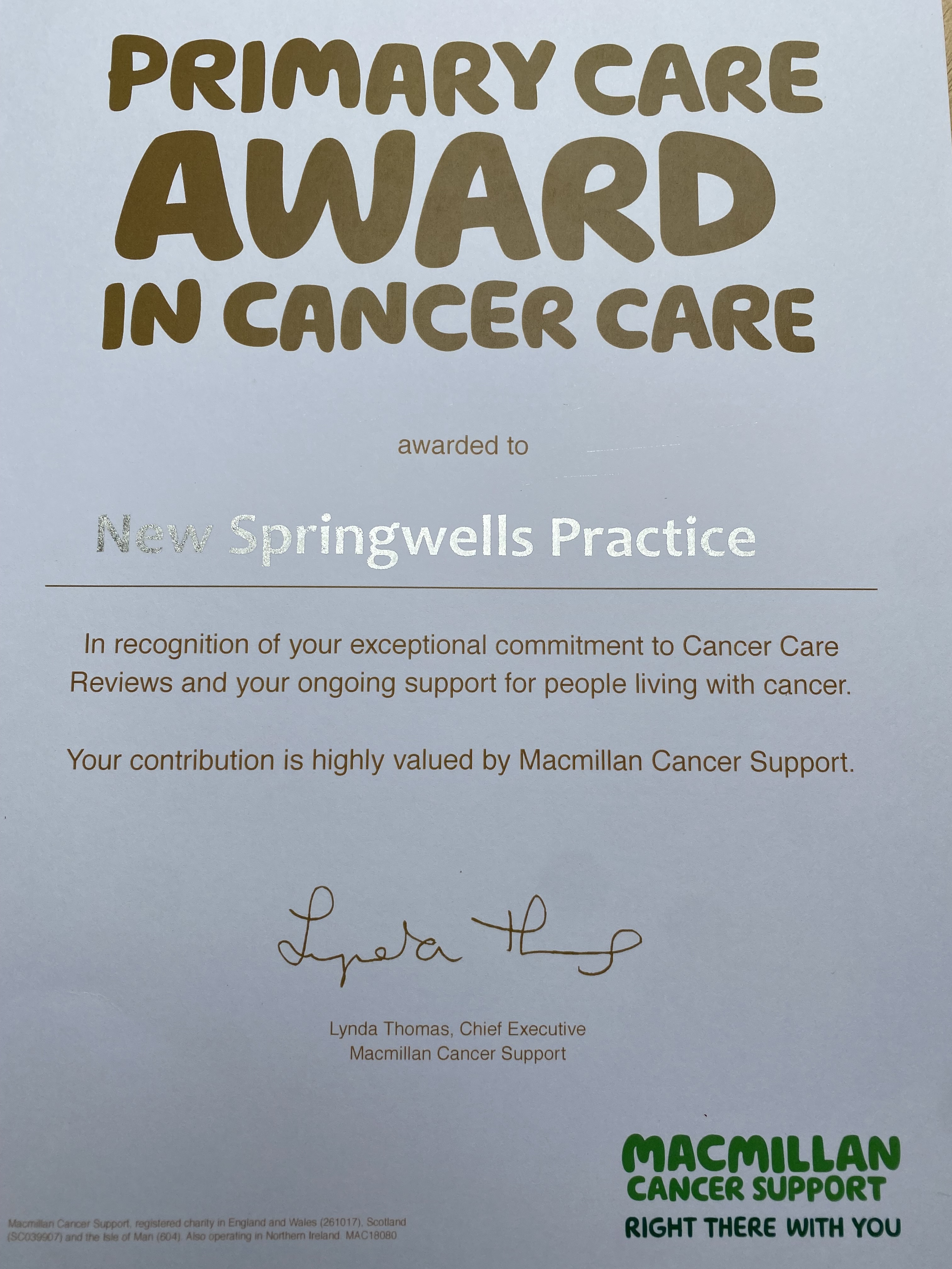Certificate Certificate
