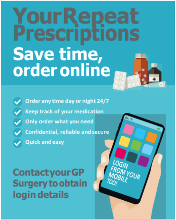 Repeat Prescriptions Poster